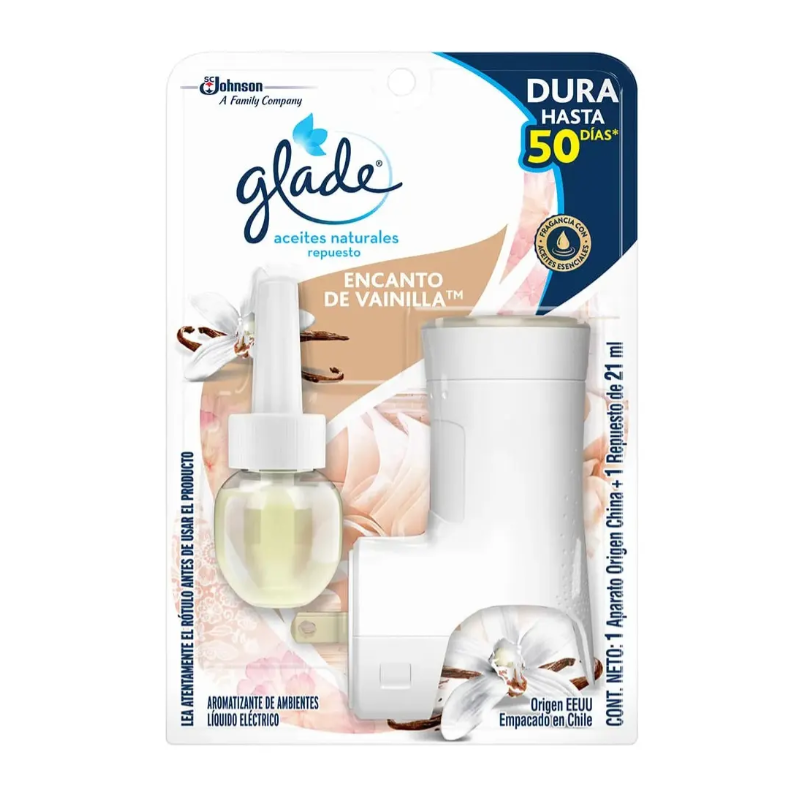 Aromatizante de ambiente Glade aceite natural aparato | Olimpio