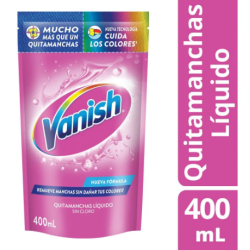 Quitamanchas Vanish líquido rosa 400 ml | Olimpio