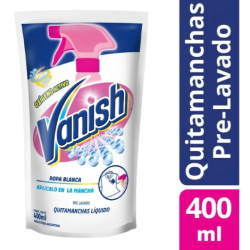 QUITA MANCHAS VANISH LIQUIDO X450ML WHITE PRELAVAD
