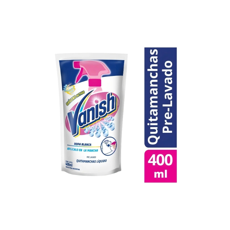 Quitamanchas Vanish prelavado blanco 400 ml | Olimpio