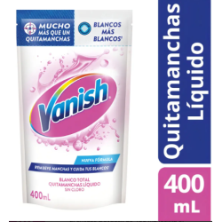 QUITA MANCHAS VANISH LIQUIDO X400ML WHITE