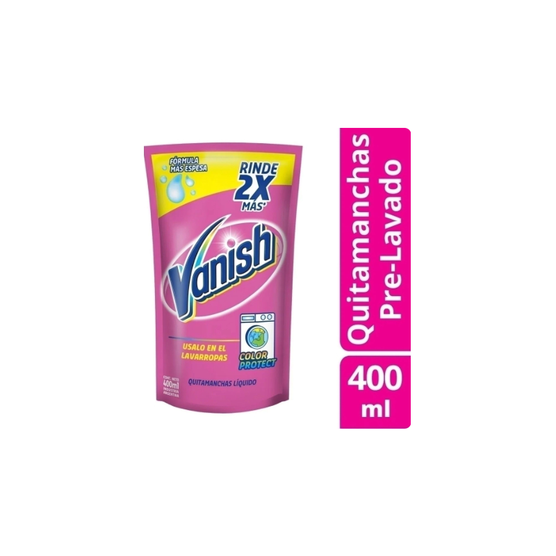 Quitamanchas Vanish prelavado rosa 400 ml | Olimpio