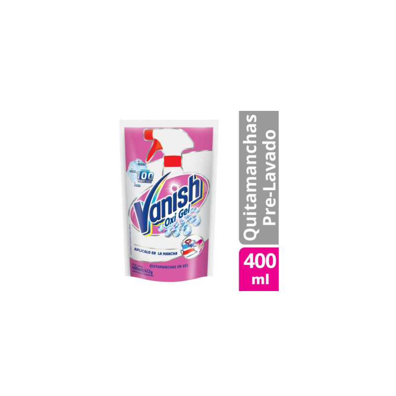 Quitamanchas Vanish prelavado Oxy gel 400 ml | Olimpio