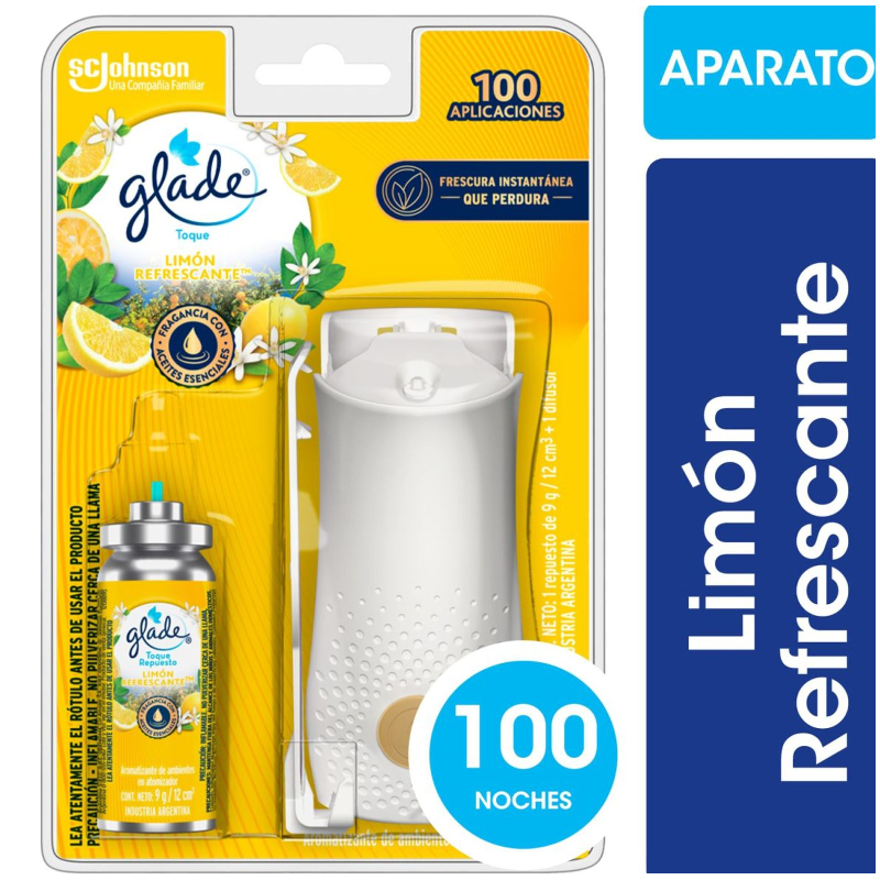 Aromatizante de ambiente Glade Toque aparato | Olimpio