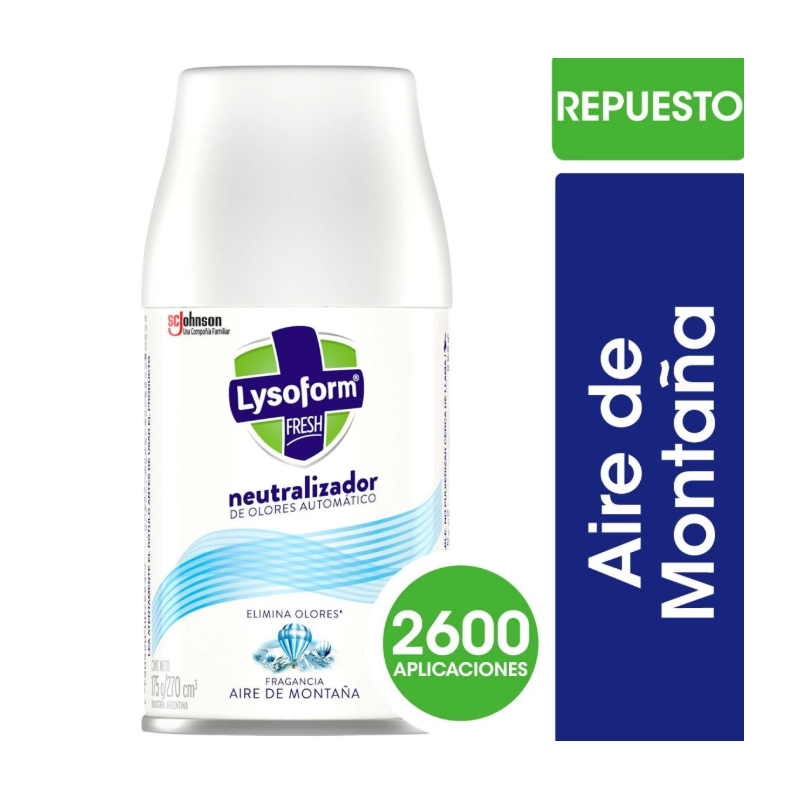 Aromatizante de ambiente Lysoform repuesto 270 ml | Olimpio