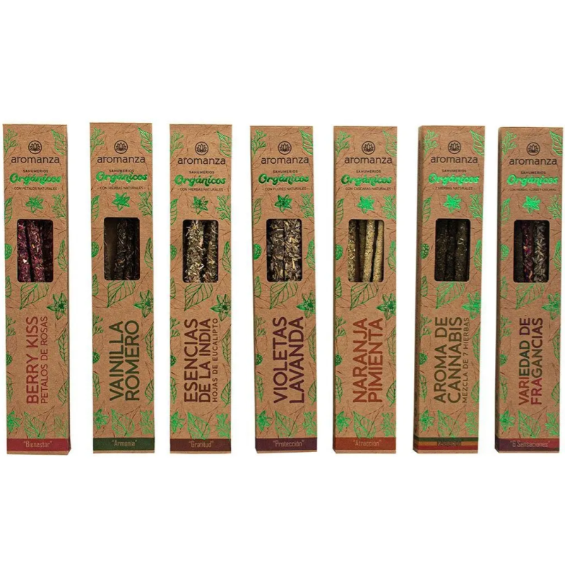 Sahumerio Iluminarte Aromanza orgánico x6 | Olimpio
