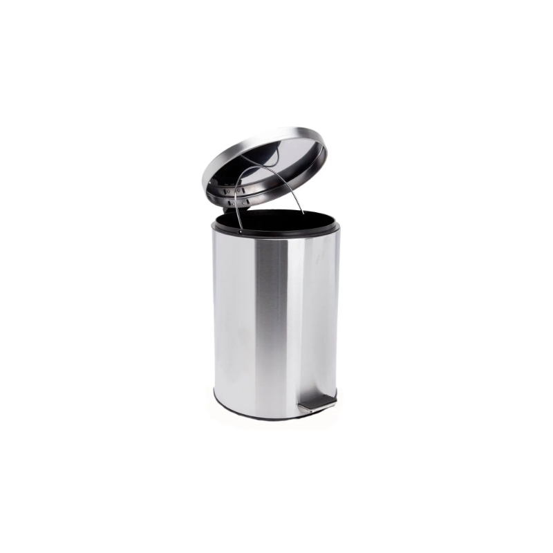 Tacho de basura a pedal de acero inoxidable 12 L | Olimpio