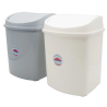 Tacho de basura cuadrado 8 L con tapa vaivén | Olimpio