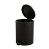 Tacho de basura 8 L a pedal símil ratán | Olimpio