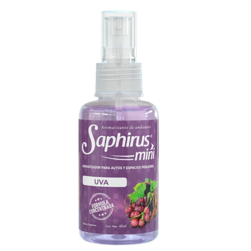 Aromatizante para auto Saphirus Mini 60 ml | Olimpio