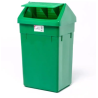 Tacho de basura cuadrado 60 L con tapa vaivén | Olimpio