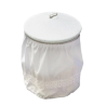 RECIPIENTE P/RESIDUO REDONDO 006L C/TAPA Y FUNDA