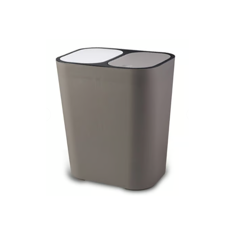 RECIPIENTE P/RESIDUO REDONDO 018L DOBLE TAPA