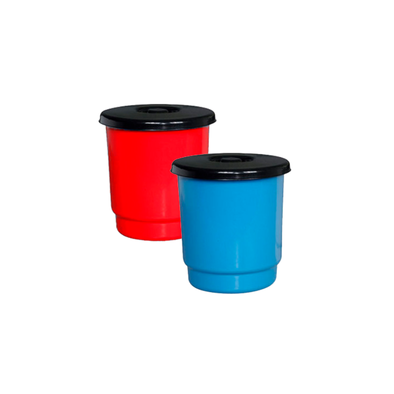 RECIPIENTE P/RESIDUO REDONDO 014L C/TAPA 4054