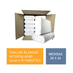 Toallas intercaladas 20x24 cm caja x2000 | Olimpio