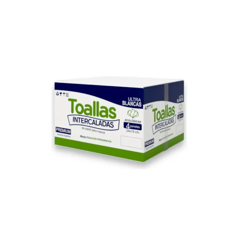 Toallas intercaladas 20x24 cm caja x2000 | Olimpio