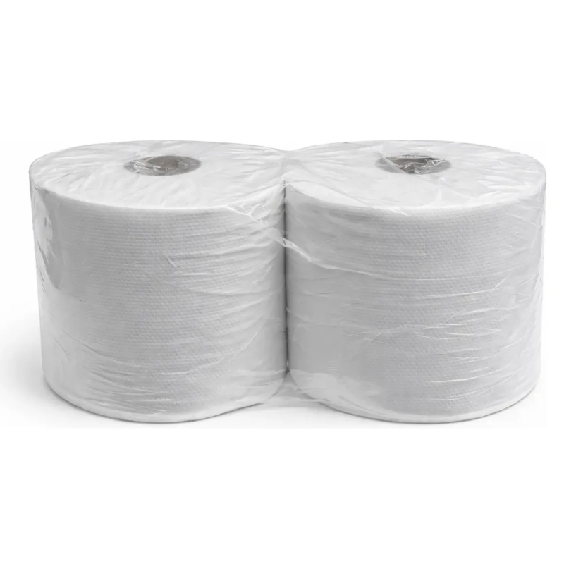 BOBINA PAPEL INDUSTRIAL 25CM X 400MT X2U ECO
