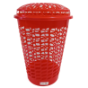 CESTO PLASTICO RED CALADO C/TAPA 339