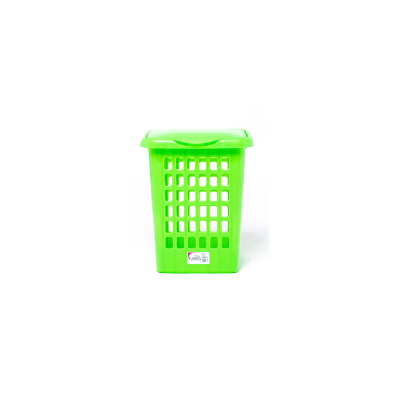 CESTO PLASTICO RECT CALADO C/TAPA 403