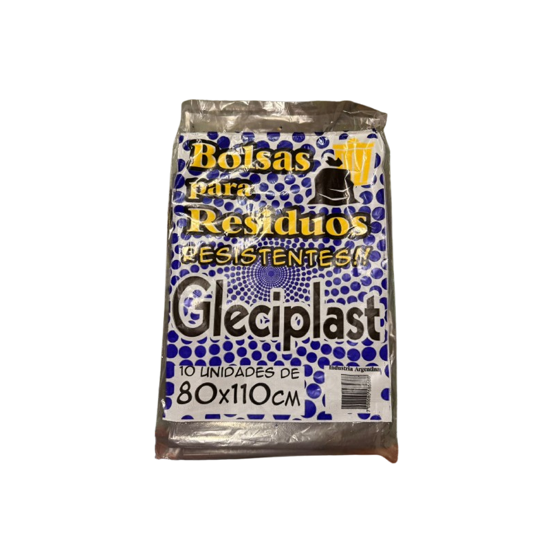 Bolsas de residuos Gleciplast 80x110 cm x10 | Olimpio
