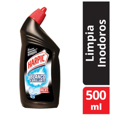 LIMPIADOR BAÑO HARPIC BLANCO Y BRILLANTE X500