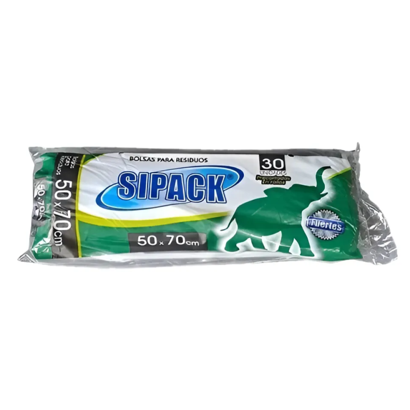 Bolsas de residuos Sipack 50x70 cm x30 | Olimpio