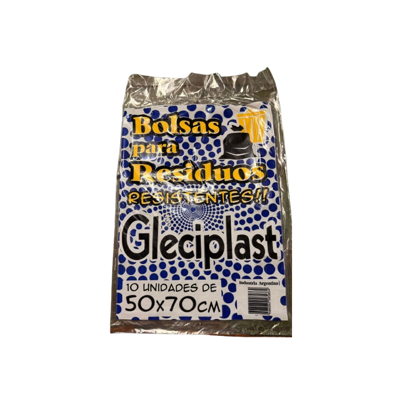 Bolsas de residuos Gleciplast 50x70 cm x10 | Olimpio
