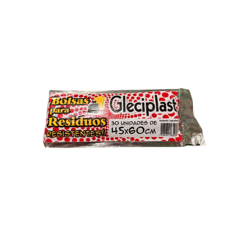 Bolsas de residuos Gleciplast 45x60 cm x30 | Olimpio