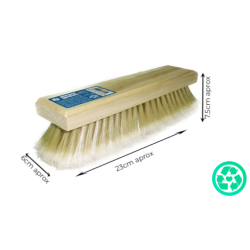 Cepillo lava auto Sina PVC 23 cm base de madera | Olimpio