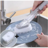 Cepillo de cocina recargable con esponja | Olimpio