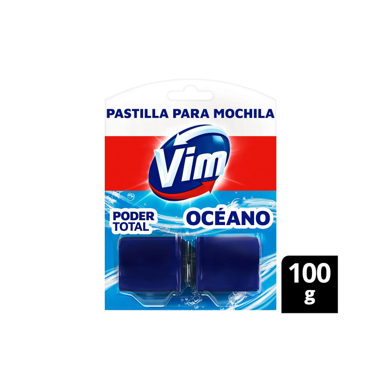 Pastillas para mochila de inodoro Vim 100 g x2 | Olimpio