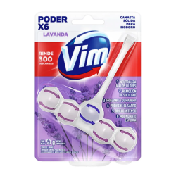 Pastillas para inodoro Vim canasta Poder 55 g x6 | Olimpio