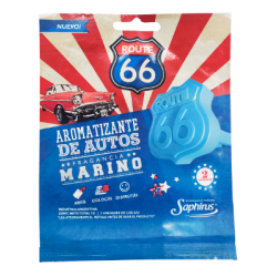 AROMATIZANTE AUTO SAPHIRUS RUTA 66