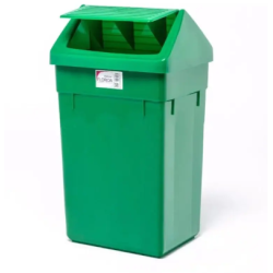 RECIPIENTE P/RESIDUO CUADRADO 60L T/VAIVEN