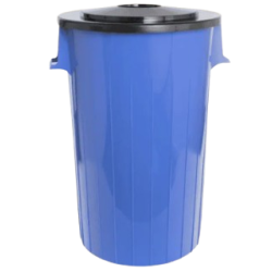 RECIPIENTE P/RESIDUO REDONDO 120L T/PLANA 407