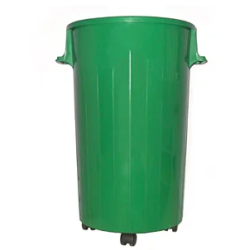 RECIPIENTE P/RESIDUO REDONDO 088L C/RUEDAS 3456