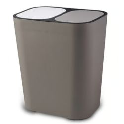 RECIPIENTE P/RESIDUO REDONDO 018L DOBLE TAPA