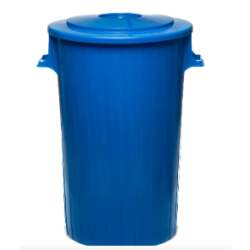 RECIPIENTE P/RESIDUO REDONDO 125L C/TAPA 447