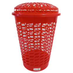 CESTO PLASTICO RED CALADO C/TAPA 339