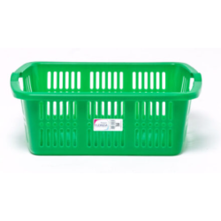 CESTO PLASTICO CALADO P/ROPA CH S/TAPA 400