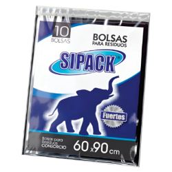 BOLSAS DE RESIDUOS 60X90 SIPACK X10U