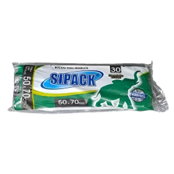 BOLSAS DE RESIDUOS 50X70 SIPACK X30U