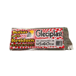 BOLSAS DE RESIDUOS 45X60 GLECIPLAST X30U