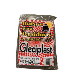 BOLSAS DE RESIDUOS 90X120 GLECIPLAST X10U