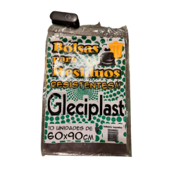 BOLSAS DE RESIDUOS 60X90 GLECIPLAST X10U
