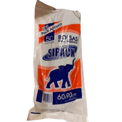 BOLSAS DE RESIDUOS 60X90 ECOPACK X50U